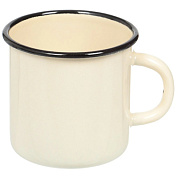 Кружка эмалированная с носиком б/кр 0.4 л, слоновая без декора Керченский металлургический завод 40104-032СлБД
