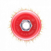 Щетка для УШМ, М14, чашка, латунированная витая проволока Matrix