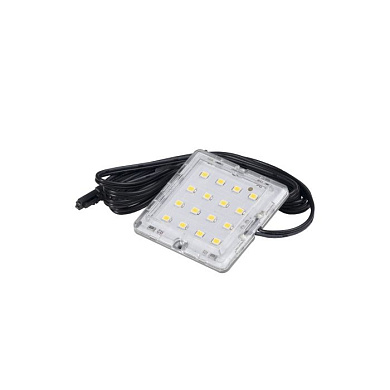 Светильник светодиодный Sania, накладной, 2W, 12V, теплый белый, 3000K, без крышки, AKS 95636