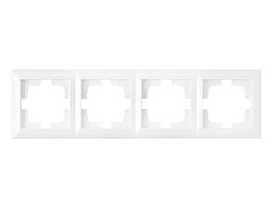 Рамка 4-местная белая, Стиль, Bylectrica ЮЛИГ.735212.217