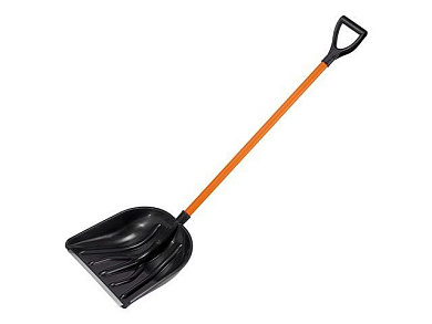 Лопата снеговая пластм. 410х460 мм со стальн.черенком STARTUL MASTER ST9056-2