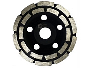 Чашка алмазная 125мм сегментная двухрядная, бетон, гранит, натуральный камень, искусственный камень, Trio-Diamon Trio-Diamond TCW260