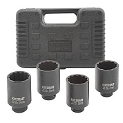 Набор глубоких ударных головок 34, 36, 38, 41 мм, 4 пр., 1/2'' 12-гр ForceKraft FK-4045-9MPB