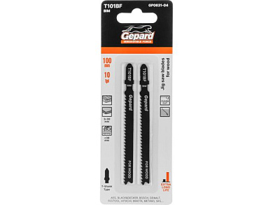 Пилка лобз. по дереву T101BF, 2 шт., пропил прямой, тонкий, аккуратный и чистый рез GEPARD GP0631-04