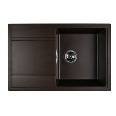 Мойка кухонная из мраморной крошки, coffee, Wisent W780-27