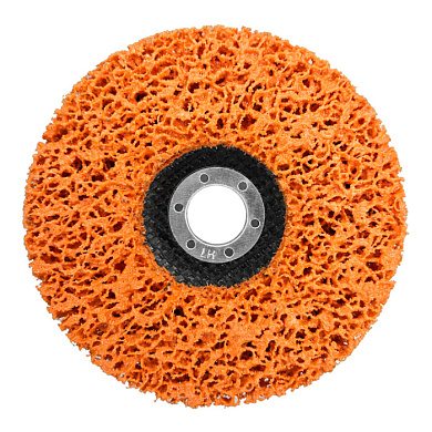 Круг зачистной коралловый жесткий 125 мм оранжевый GRAFF 10312503