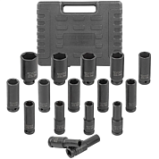 Набор глубоких ударных головок 10-32 мм 1/2'' 6-гр 16 пр RockForce RF-4169-5MPB