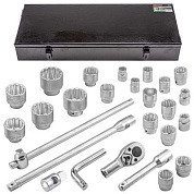 Набор головок 17-65 мм 26 пр. 3/4"&1" 12-гр. RockForce RF-68263-9