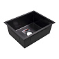 Мойка нерж. сталь, прямоугольная одночашевая, 570*460мм, черный (3,2мм) AKS 79257