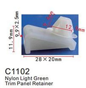 Клипса для крепления внутренней обшивки а/м GM пластиковая, 100 шт Forsage C1102(GM)