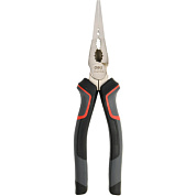 Длинногубцы Deli RS EDL0104, 200 мм, черный, красный