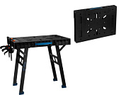 Верстак складной WB 4585 в кор. 455 кг, 852x608x790 мм, переносной, 2 струбцины BULL 1318765