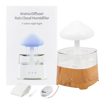 Светильник-увлажнитель воздуха ''Гриб'' EL15 CH08S-2(wood)