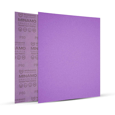 Бумага шлифовальная наждачная 280 x 230 Dragon Bite Р80 MINAMO 19-0080