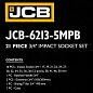 Набор инструментов ударных 21 пр. 3/4'' 6-гр. 17-50 мм JCB JCB-6213-5MPB