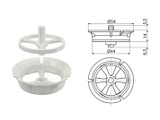 Регулятор скорости смыва, Alcaplast P115