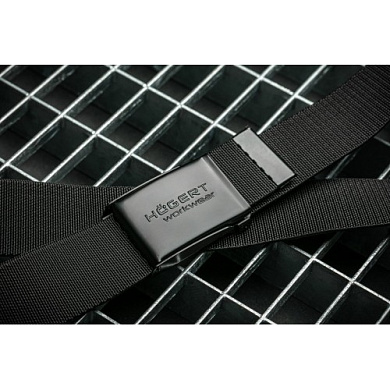 Ремень поясной текстильный эластичный, WESEL с металлической пряжкой 130 см Hoegert HT5K463