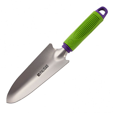 Совок посадочный узкий, 62 х 315 мм, стальной, пластиковая рукоятка, Connect Palisad 63002