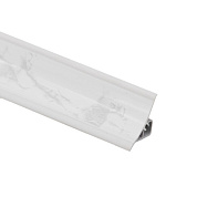Плинтус ПВХ к столешнику LР мрамор леванто белый (83) (1шт=3м.п.) EL-MECH-PLAST 60619
