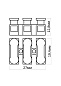 Соединитель клеммный K03, для 3х линий быстрозажимной RU 89937