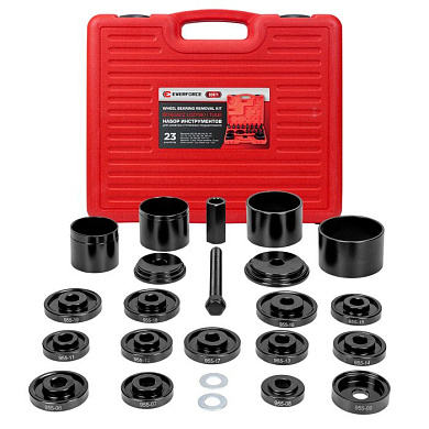 Набор инструментов для замены ступичных подшипников 23 пр. EVERFORCE EF-924T1