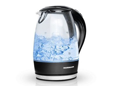 Чайник электрический AKL-231, 2200 Вт, 1,7 л, стекло, подсветка NORMANN AKL-231