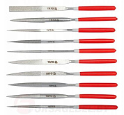 Набор надфилей алмазных 10 пр. 4х160x50 мм Yato YT-6151