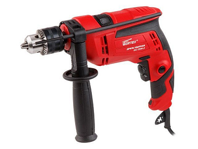 Дрель ударная DS 1306-2, 650 Вт, патрон ЗВП, 1 скор.3000об/мин. Wortex DS130620019
