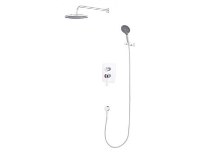 Душевая система Lt D35, серия Lotus белый, встраиваемый, излива нет A-five A5-0757