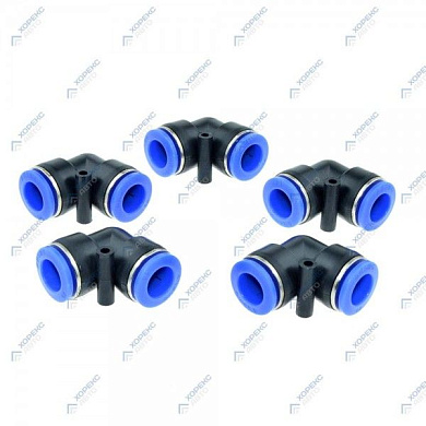 Фитинг угловой под шланг 6 мм HOREX YPV06