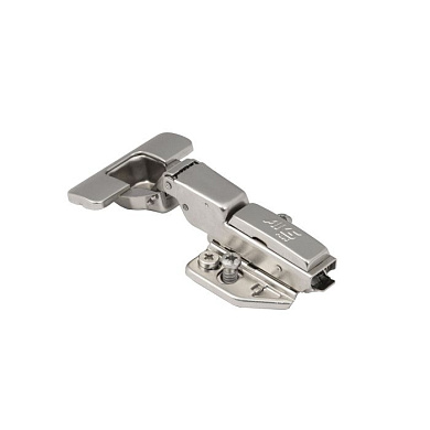 Петля полунакладная с доводчиком 48мм h0 clip-on 3D (еврошурупы, заглушки) AKS PLUS 66237