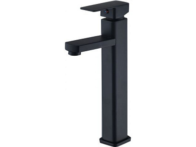 Смеситель для умывальника D35-A, серия 210 черный короткий монолитный излив ECONOCE EC0212BL