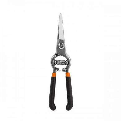 Секатор для срезки цветов и побегов с прямыми лезвиями 8" CARBON-STEEL "Bradas"