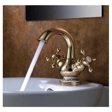 Смеситель для умывальника, латунь GERHANS K11001G