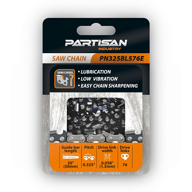 Цепь пильная PARTISAN PN325BL576E