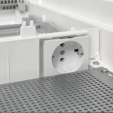 Модульная розетка 16 А для комбинированных щитов "Nova" EKF PROxima nv-socket