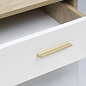 Ручка меб. скоба алюм. SERENE 320/338 брашированное золото, AKS 112981