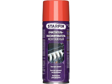 Очиститель-обезжириватель монтажный аэрозоль 650 мл Starfix SM-68652-1