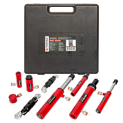 Набор гидроцилиндров прямого и обратного действия 2, 4, 5, 10 т, в кейсе 7 пр Forsage F-0200-1S