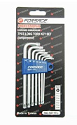 Набор экстра длинных ключей Torx с отверстием 7 пр. Forsage F-5071TXL
