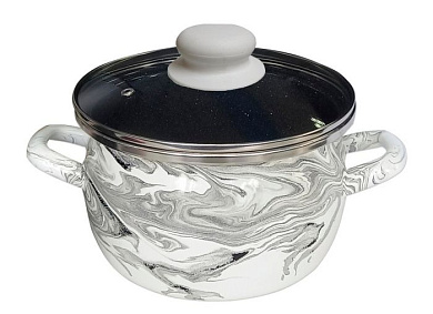 Кастрюля "Шейк Бл-Черн" 2,5л Сантэкс 1-2425112(Сер.гр)(БЧ)