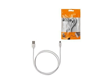 Дата-кабель, ДК 4, USB - micro USB, 1 м, белый, TDM SQ1810-0304