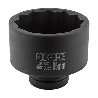 Глубокая ударная головка 85 мм. 12-гр. 1'' RockForce RF-48810085