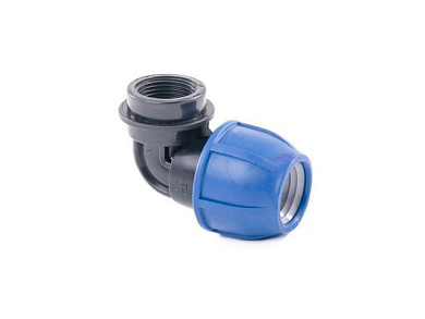 Колено ПЭ вн. 20х1/2", угольник для полиэтиленовых труб РосТурПласт 11535