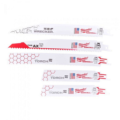Набор полотен SAWZALL 5 шт. Milwaukee 49222205