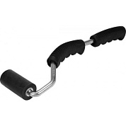 Валик прижимной резиновый 38х75 мм со стальной ручкой 370 мм Yato YT-44151