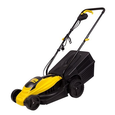 Электрическая газонокосилка, 220 В, 50 Гц, 1000 Вт, 320мм, 20-60, пласт. трав. 30л Champion EM3110
