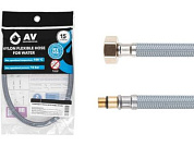 Подводка гибкая для воды, nylon, Lt иголка м10 короткая - гайка 1/2 100 см AV Engineering AVE211100