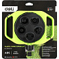 Дождеватель-разбрызгиватель Deli GS EDL581300, 3/4", 5 функций, круговой, ударопрочный пластик, черный, зеленый