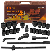 Набор инструментов ударных 26 пр. 3/4'', 6-гр. FORSTIME FT-68262-5MPB